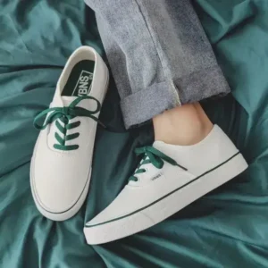 Fashionfunia Fashion Solid Color Breathable Canvas Shoes