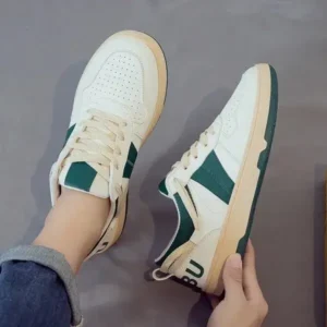 Fashionfunia Men'S Fashion Color Matching Simple Canvas Sneakers