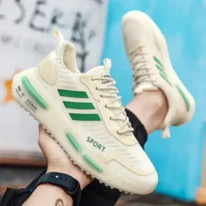 Fashionfunia Men'S Fashion Stripe Breathable Sneakers