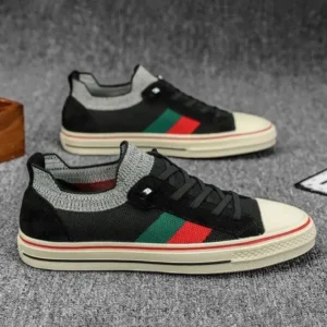 Fashionfunia Men Fashion Color Block Flat Sneakers