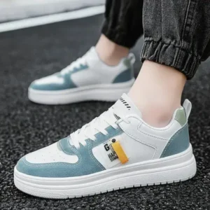 Fashionfunia Men Fashion Color Matching Low Top Sneakers