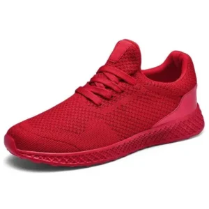 Fashionfunia Men Fashion Solid Color Breathable Sneakers