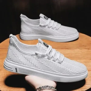 Fashionfunia Men Casual Breathable Hollow Sports Mesh Shoes