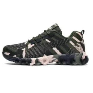 Fashionfunia Couple Casual Camouflage Pattern Lace Up Design Breathable Sneakers