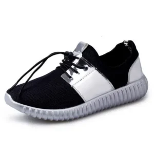 Fashionfunia Men Casual Color Matching Mesh Breathable Wear-Resistant Sports Shoes