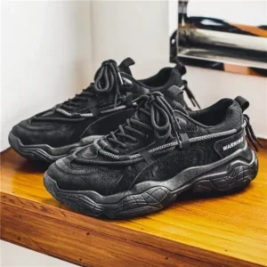 Fashionfunia Men'S Fashion Breathable Thick Sole Low Top Sneakers