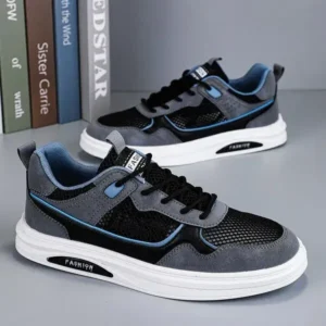 Fashionfunia Men'S Fashion Hollow Mesh Breathable Sneakers