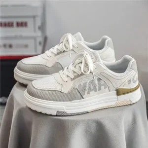 Fashionfunia Men'S Fashion Retro Breathable Low Top Sneakers