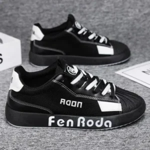 Fashionfunia Men'S Fashion Pu Platform Sneakers