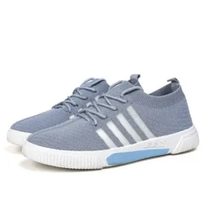 Fashionfunia Men'S Fashion Stripe Lightweight Breathable Low Top Sneakers