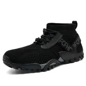 Fashionfunia Men'S Casual Outdoor Large Size Mountaineering High Top Non-Slip Wear-Resistant Sports