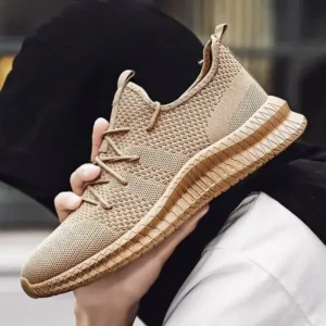 Fashionfunia Men Fashion Casual Students Plus Size Flat Comfort Mesh Breathable Sneakers