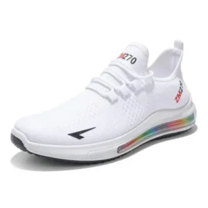 Fashionfunia Men'S Casual Rainbow Bottom Air Cushion Running Sneakers