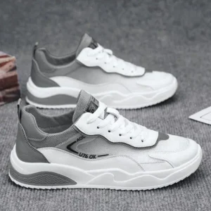 Fashionfunia Men'S Casual Breathable Color Block Mesh Sneakers