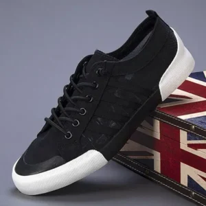 Fashionfunia Men'S Casual Breathable Stripe Canvas Shoes