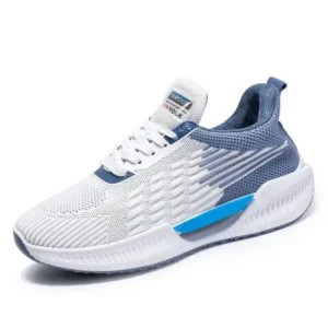 Fashionfunia Men'S Fashion Hollow Color Matching Breathable Running Sneakers