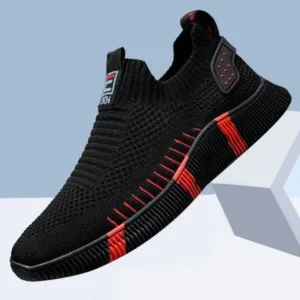 Fashionfunia Men'S Fashion Color Matching Mesh Breathable Sneakers