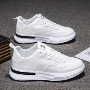 Fashionfunia Men'S Casual Lightweight Pu Leather Sneakers