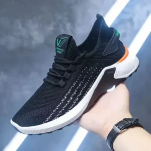 Fashionfunia Men Fashion Breathable Lightweight Color Block Sneakers