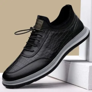 Fashionfunia Men'S Casual Lightweight Waterproof Breathable Pu Sneakers