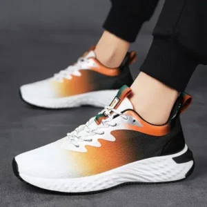 Fashionfunia Men'S Fashion Breathable Mesh Color Block Sneakers