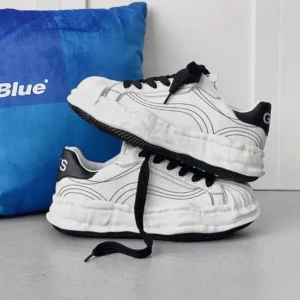 Fashionfunia Men'S Fashion Color Matching Breathable Line Design Sneakers