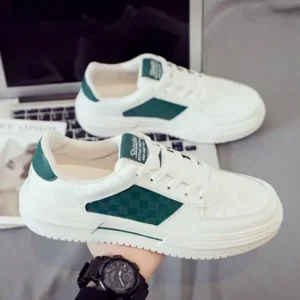 Fashionfunia Men Fashion Color Matching Breathable Lightweight Sneakers