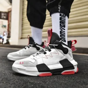 Fashionfunia Men'S Fashion Color Block Non-Slip Sneakers