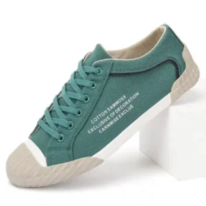 Fashionfunia Men'S Fashion Breathable Color Block Canvas Shoes